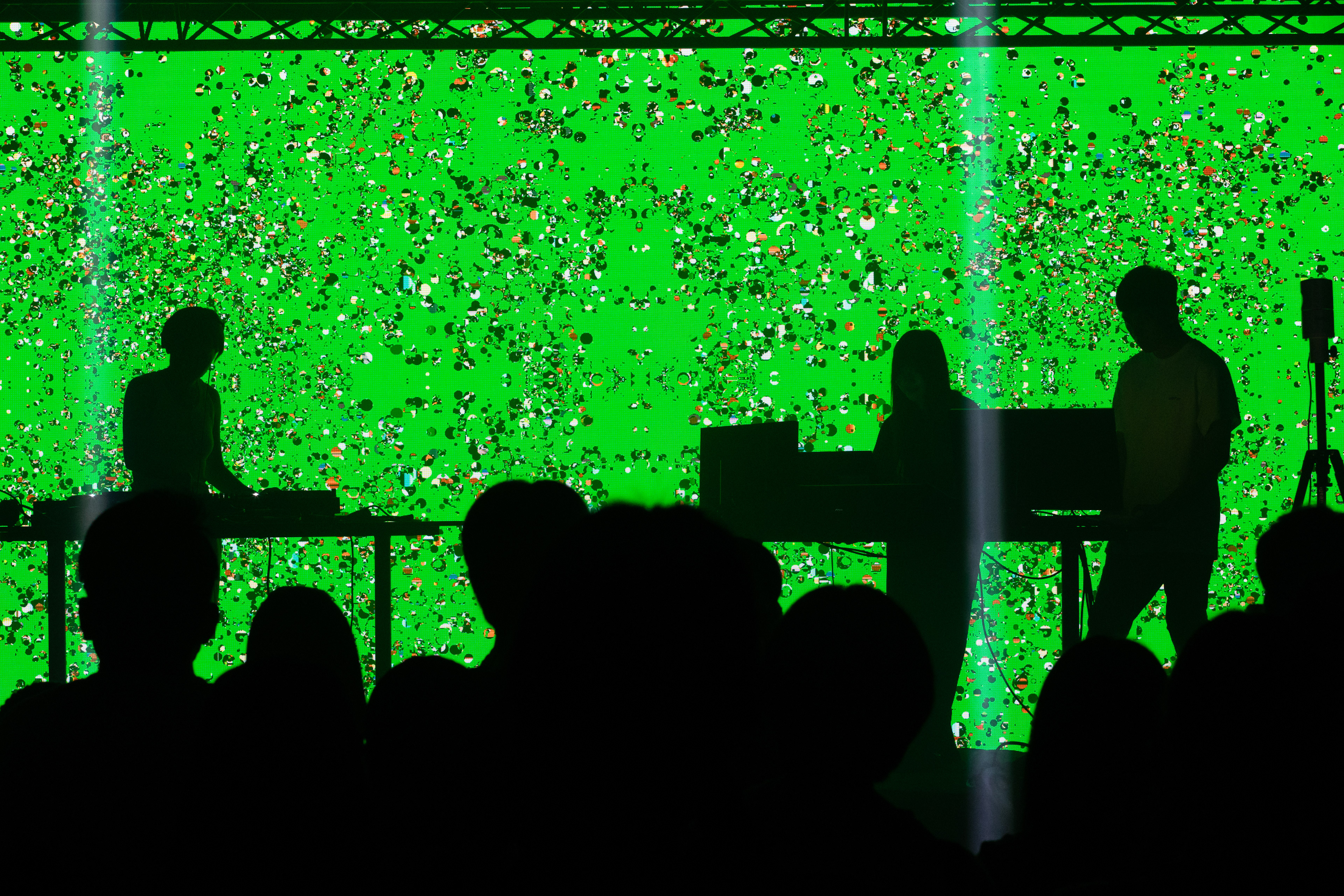 Rave Geometry — LiDAR projection at MMCA Hashtag Project 2022